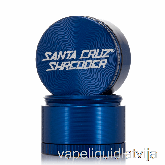 Santa Cruz Smalcinātājs 1,6 collu Mazs 4-daļīgs Dzirnaviņas Zils (40mm) Vape šķidrums